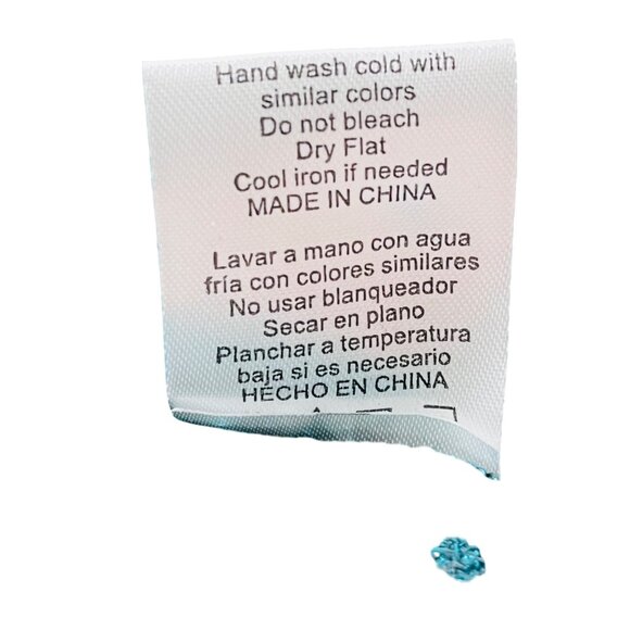 Twelfth Love Teal Metallic Long Sleeve Top Size M - Picture 4 of 10